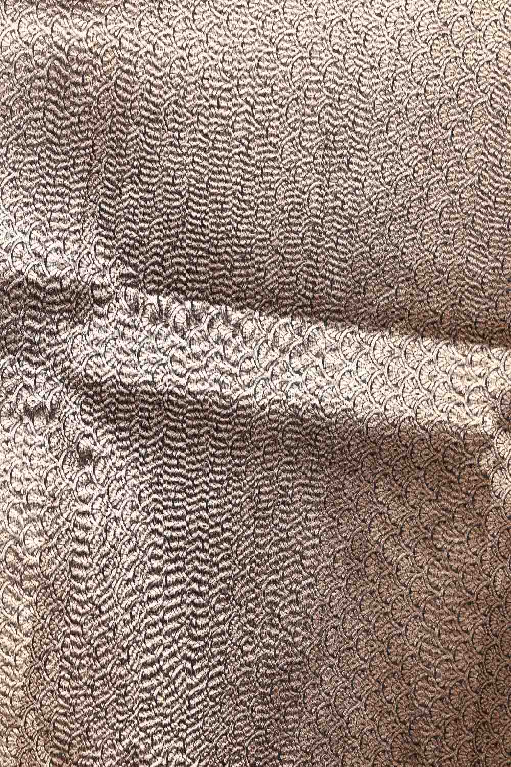 Cream Semi Jute Saree