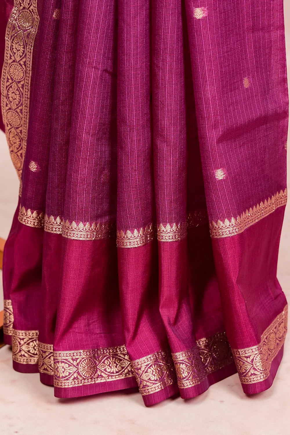 Purple Silky Kota Saree