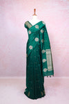 Green Semi Jute Saree