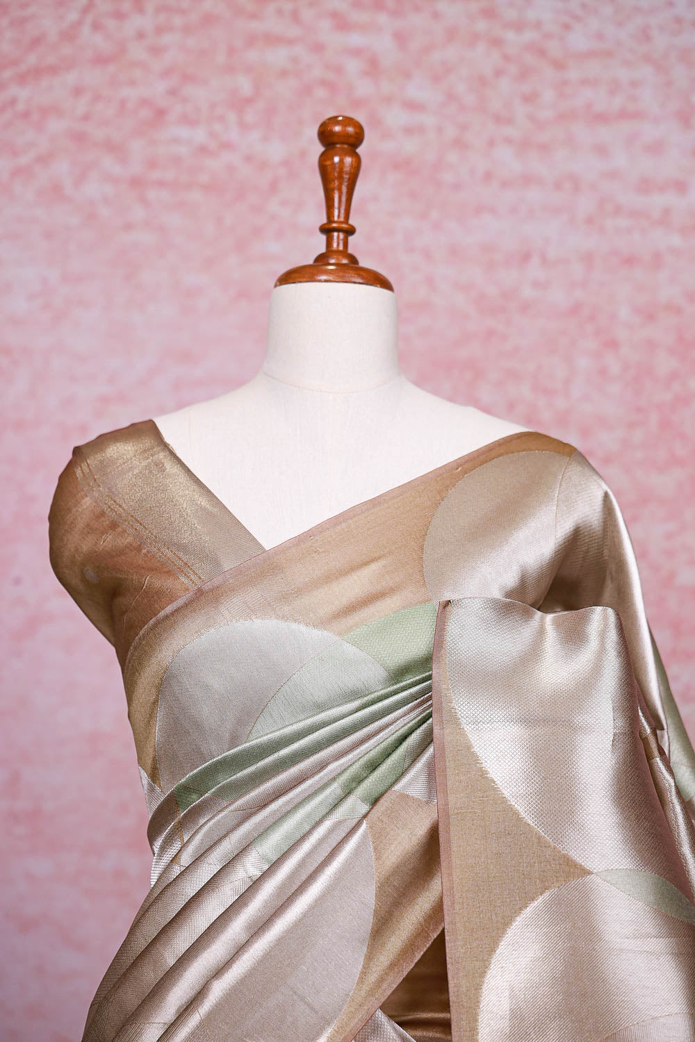 Silver Semi Tissue Saree