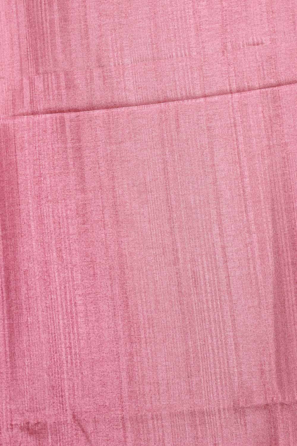 Onion Pink Semi Jute Saree