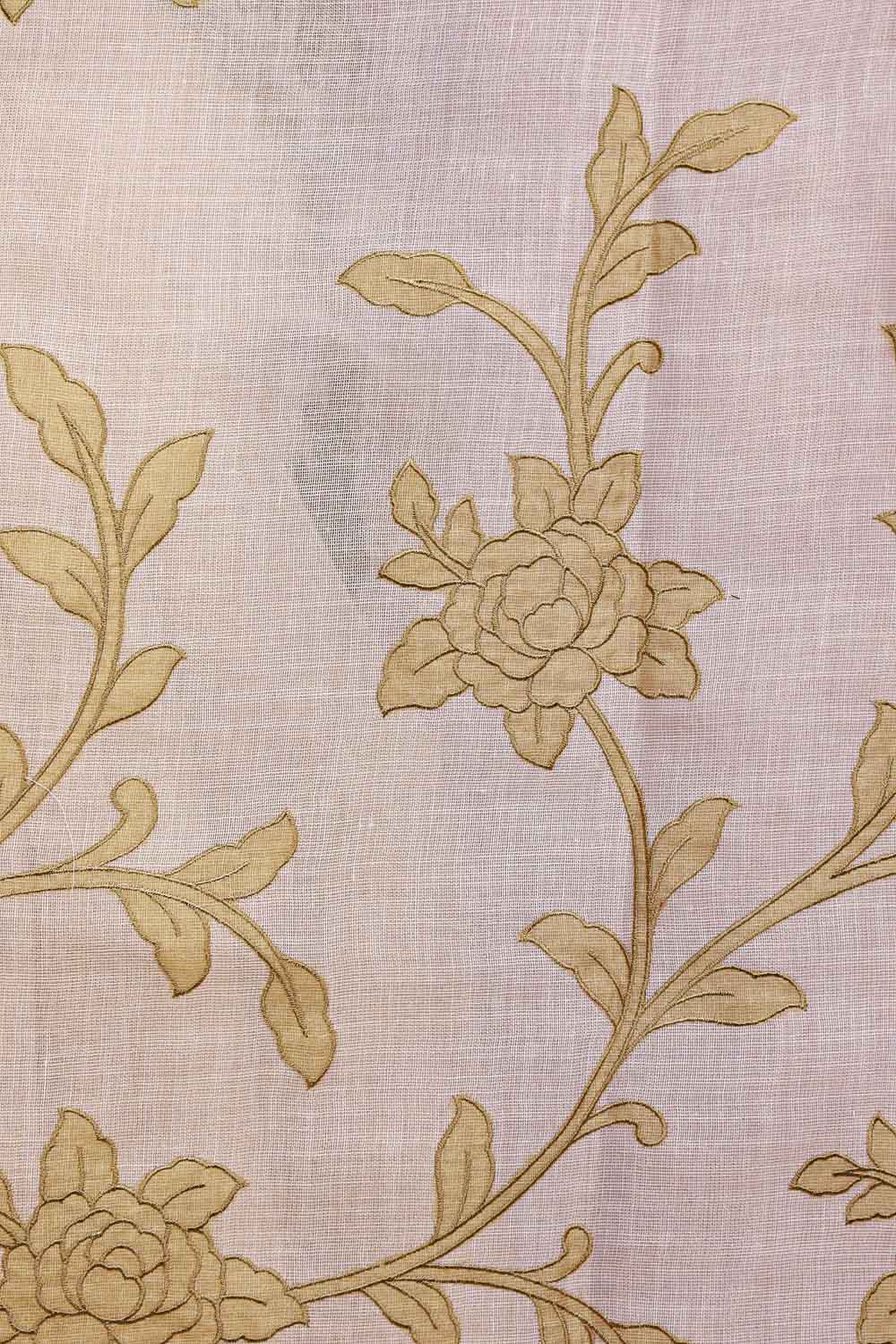 Cream Semi Tissue Saree - Seematti