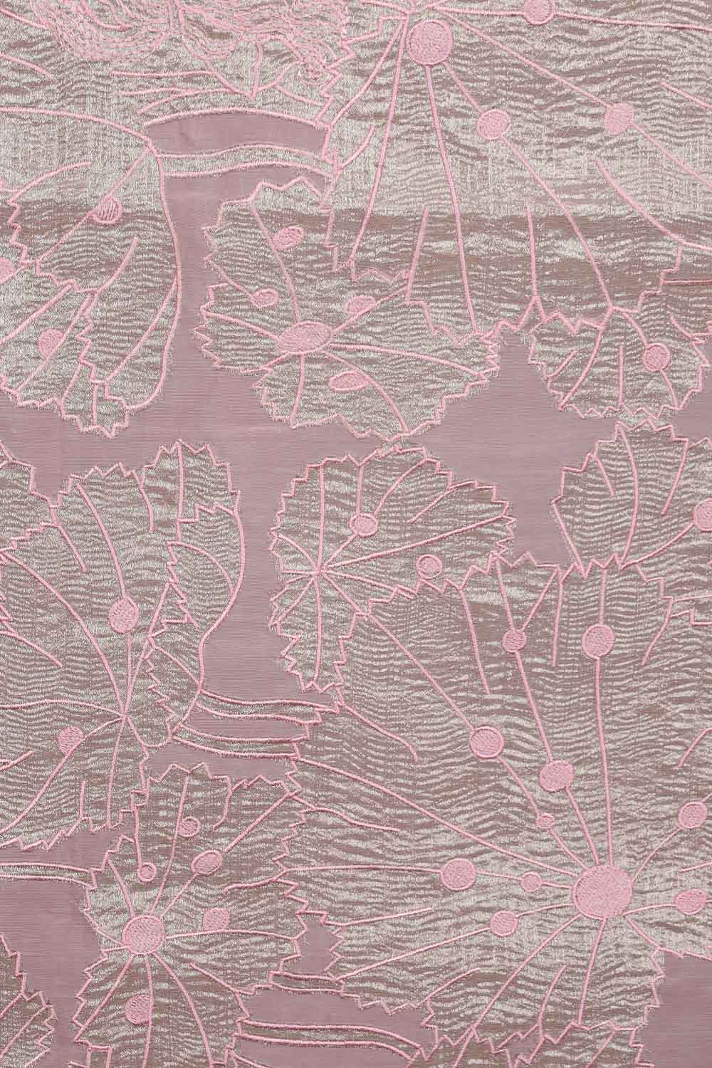 Pink Organza Saree