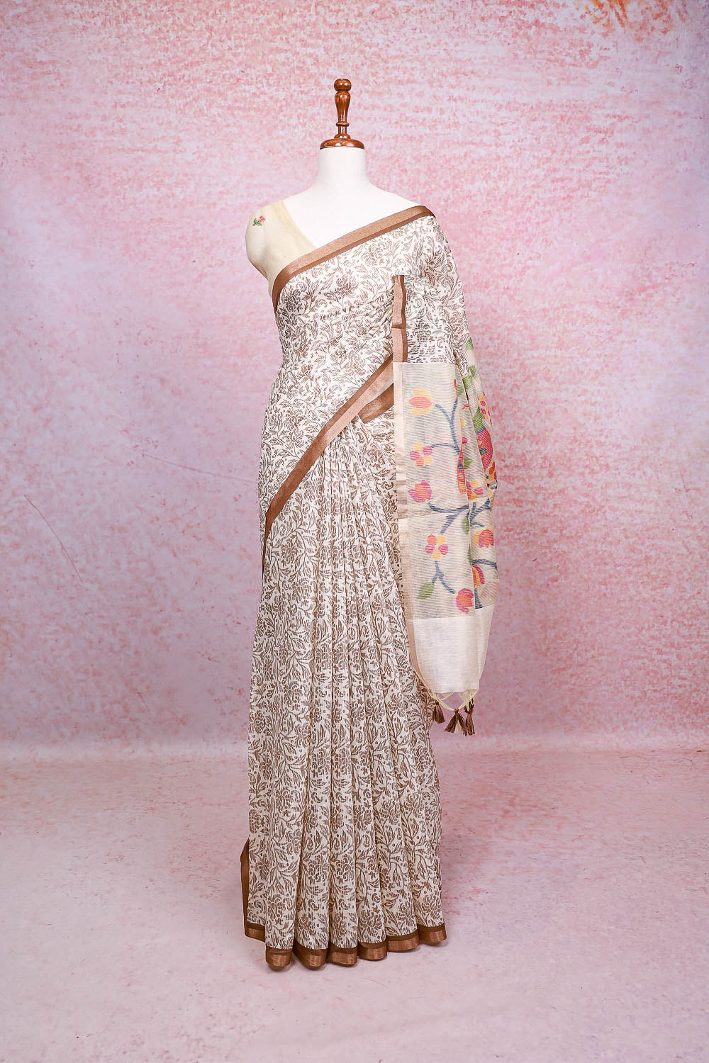 Ceam Chanderi Silk Saree
