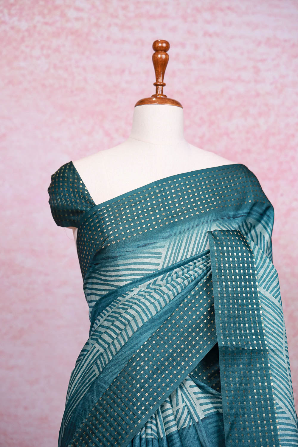 Multi Color Semi Tussar Saree