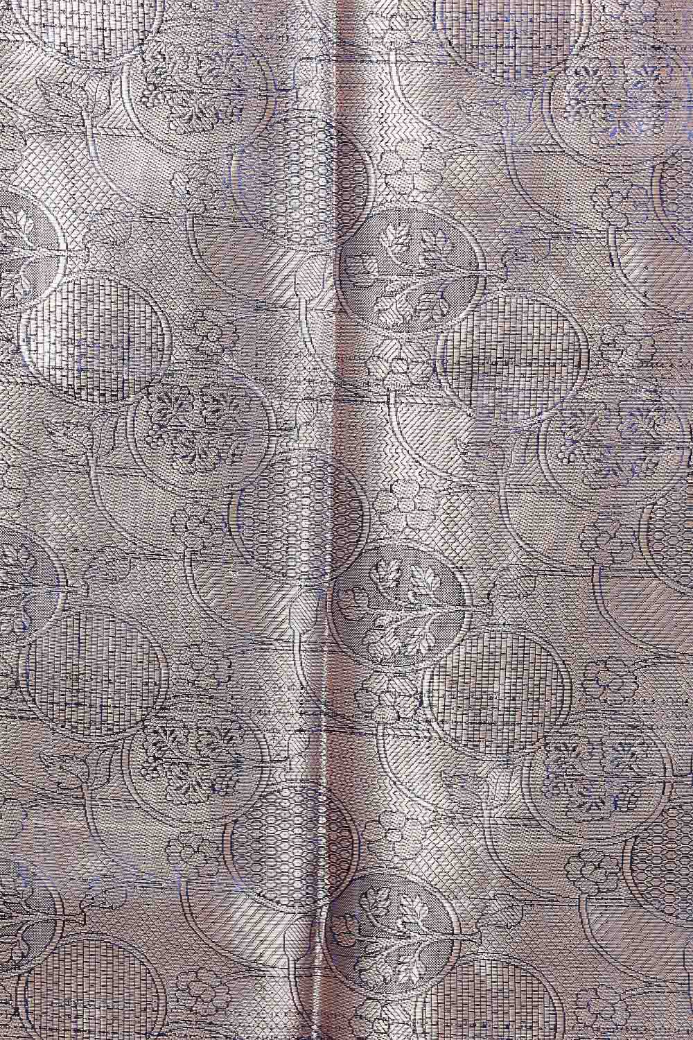 Navy Blue Cotton Silk Saree