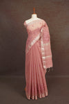 Light Onion Pink Net Kota Saree
