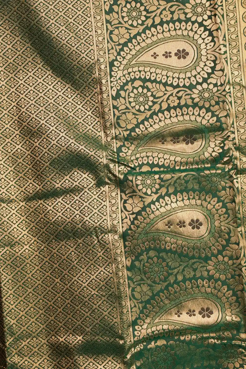 Mustard Gold Semi Silk Saree