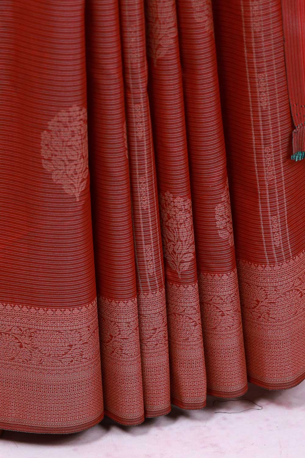 Maroon Semi Silk Saree - Seematti