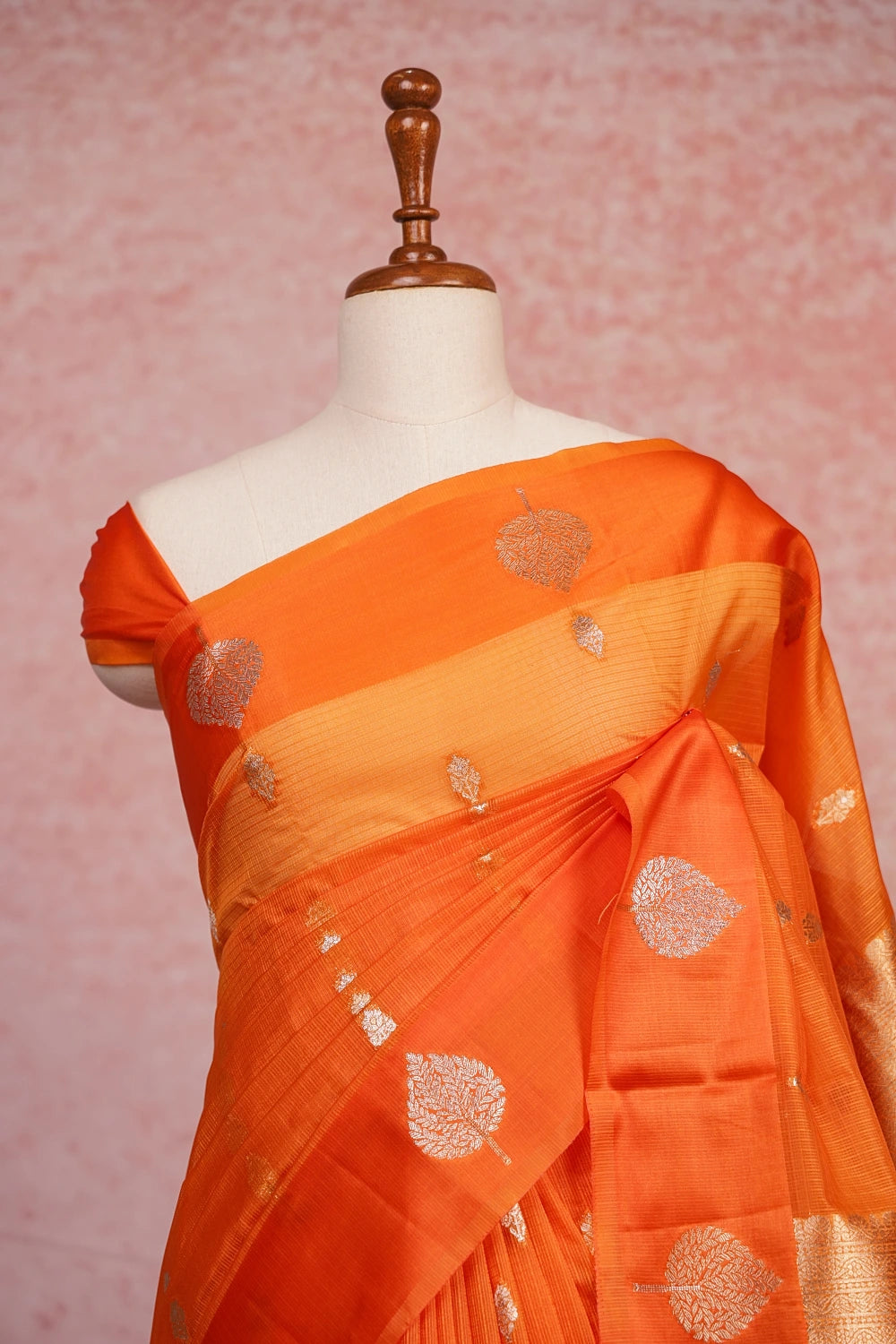 Orange Kota Saree
