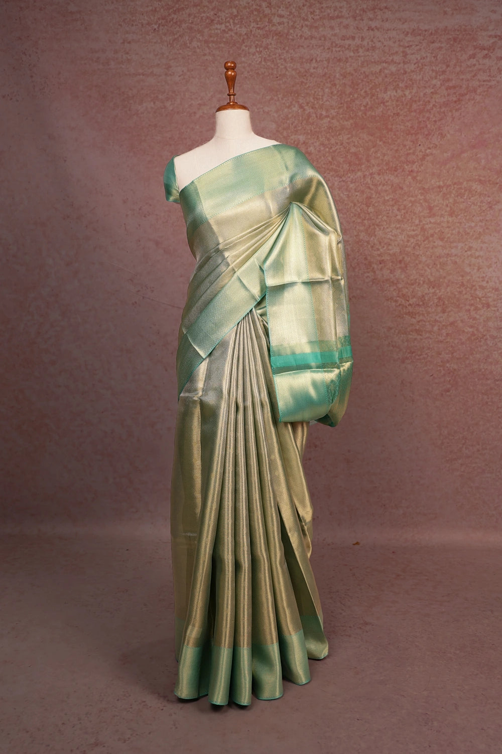 Green Tissue Saree