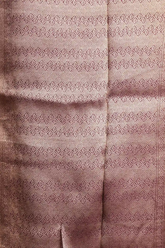 Gold Crepe Tissue Saree