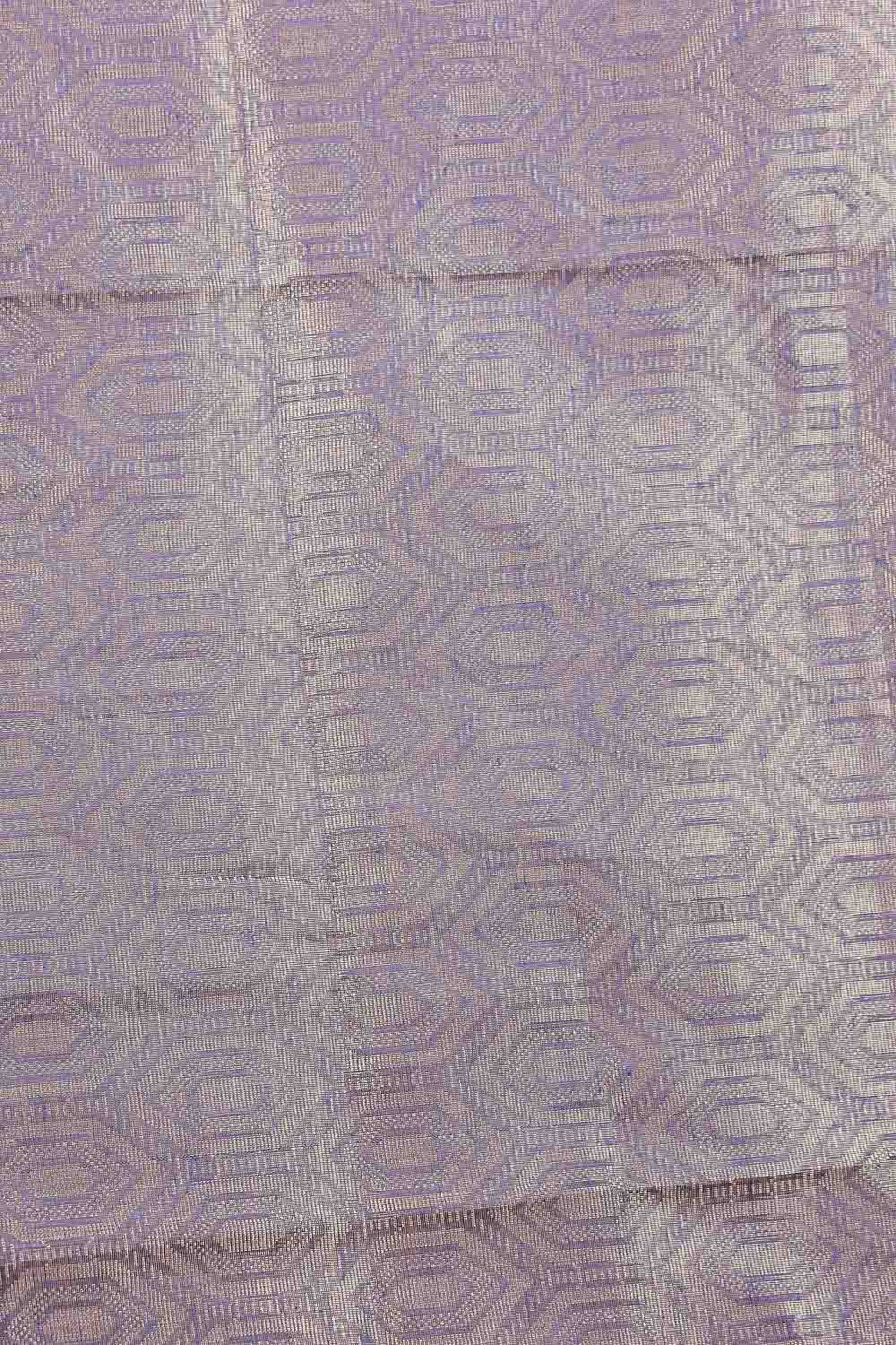 Navy Blue Semi Tussar Saree