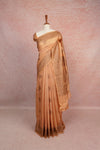 Light Orange Silk Saree