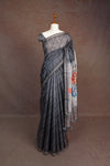 Grey Organza Tussar Saree