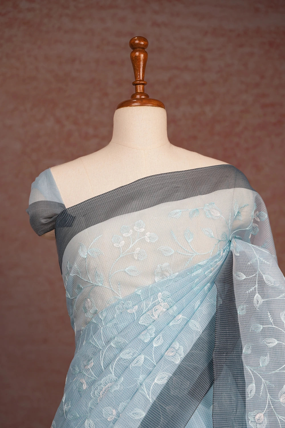Sky Blue Kota Saree
