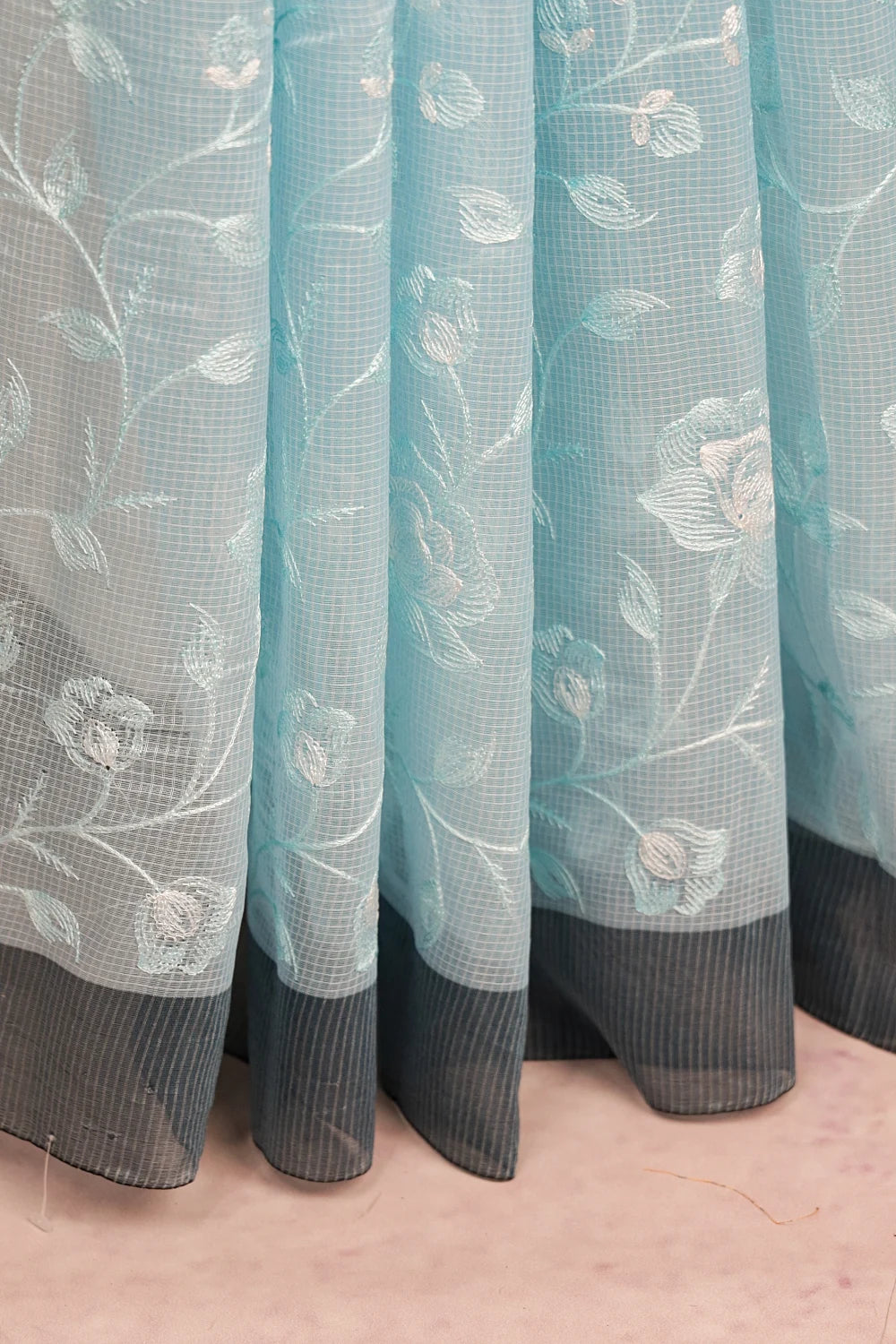 Sky Blue Kota Saree