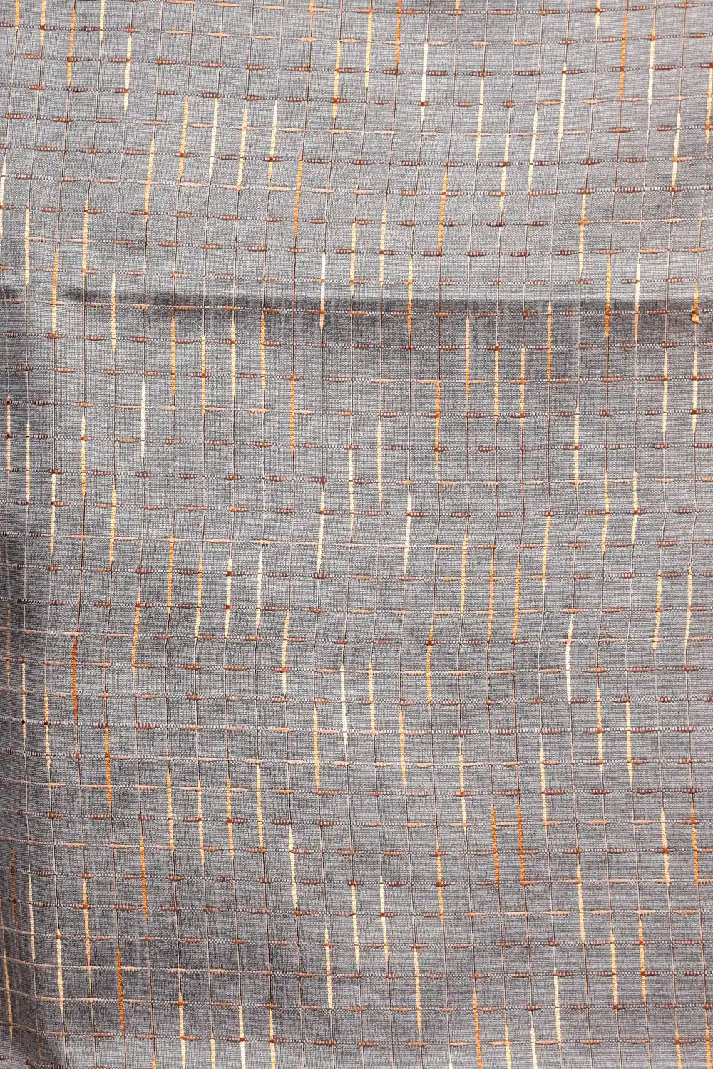 Grey Tussar Jute Saree