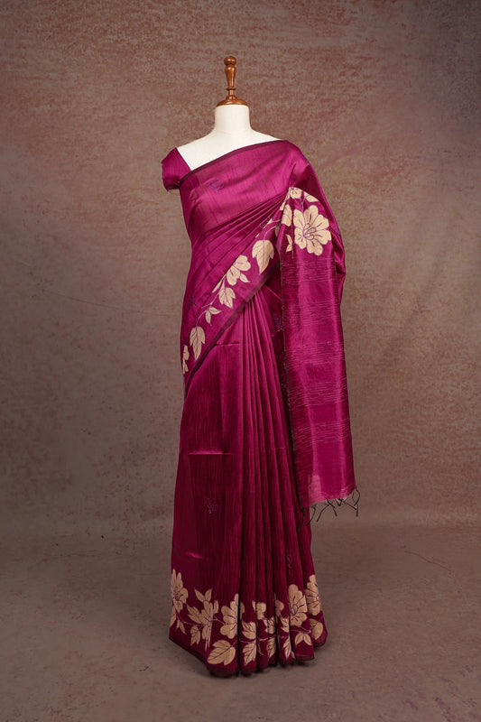 Vadamalli Semi Jute Silk Saree