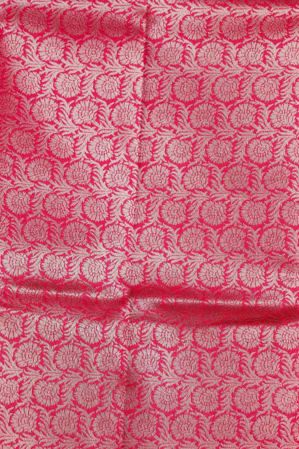 Peacock Green Semi Silk Saree