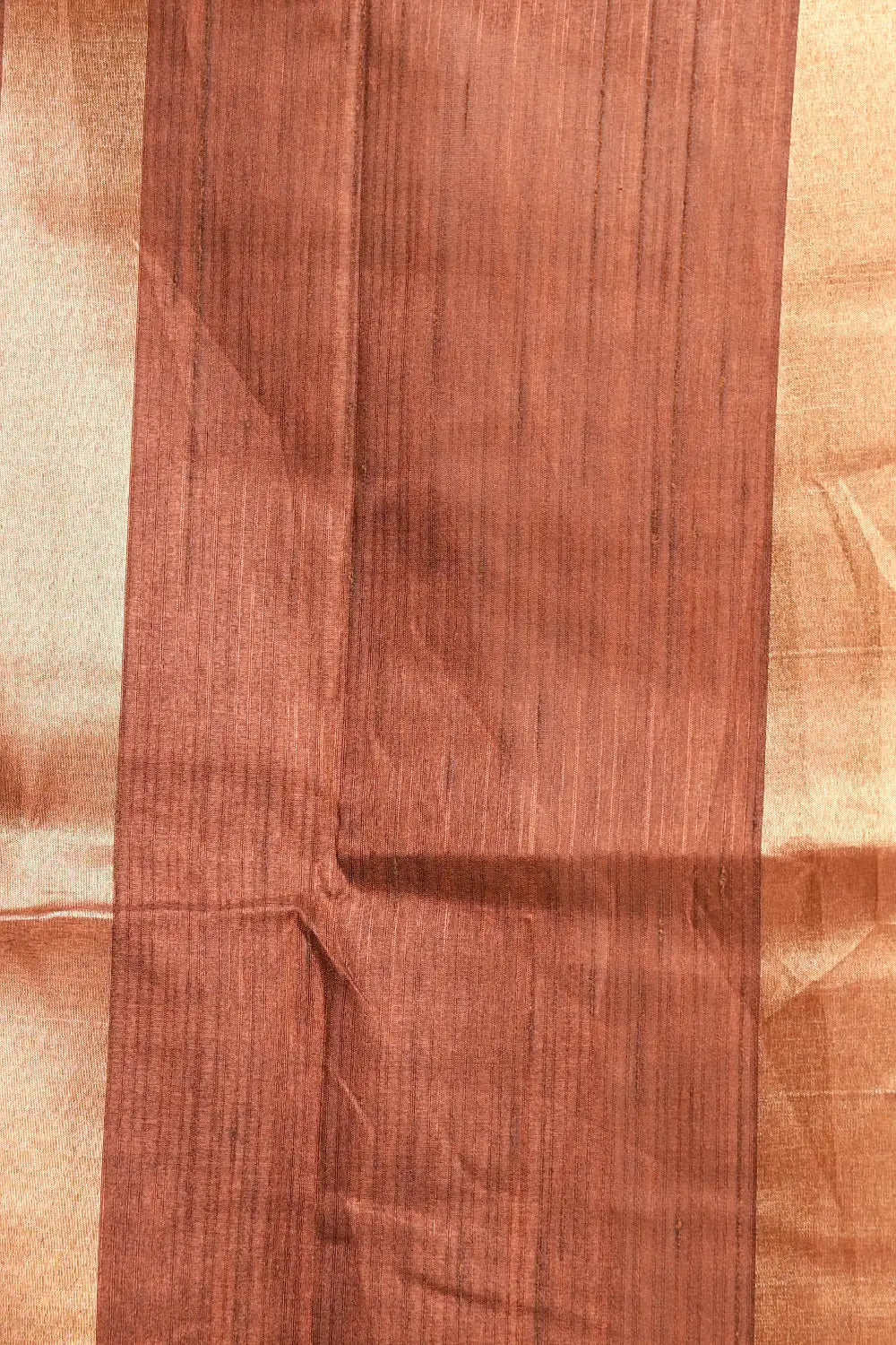 Coffee Brown Tussar Silk Saree