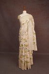 Cream Tussar Kota Saree
