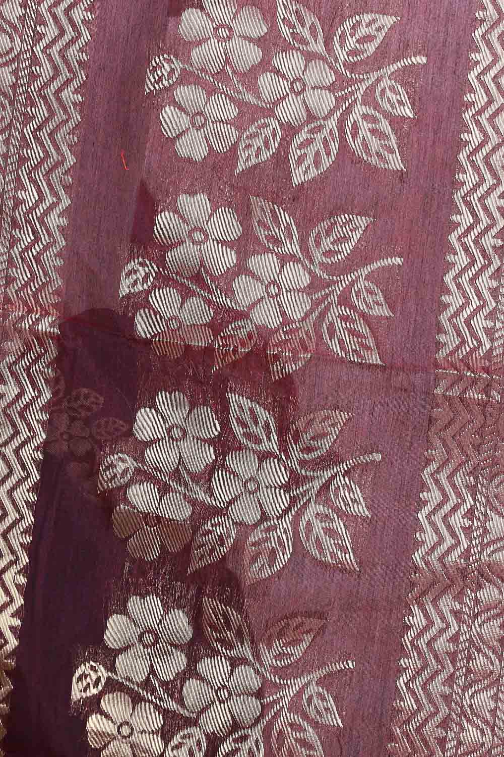 Black Cotton Silk Saree