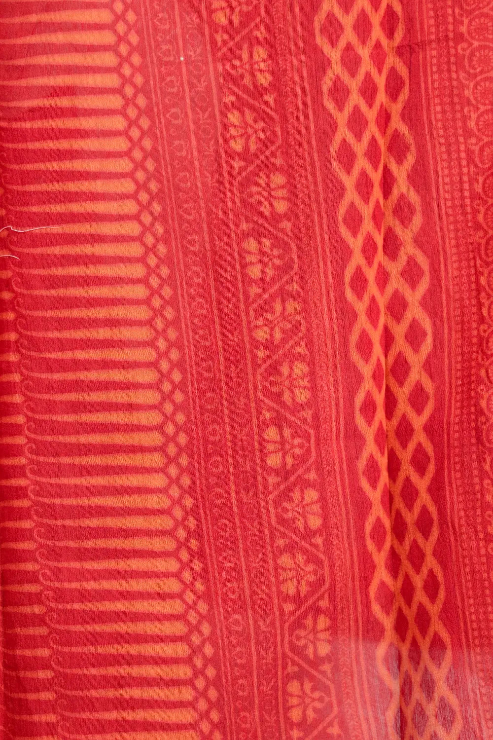 Caramel Shade Semi Chanderi Saree