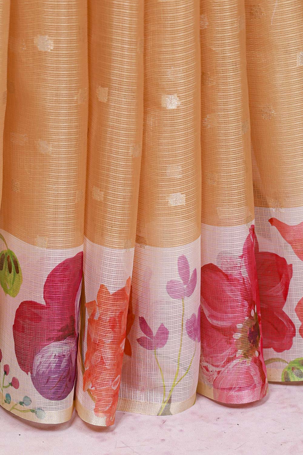 Gold Net Kota Saree