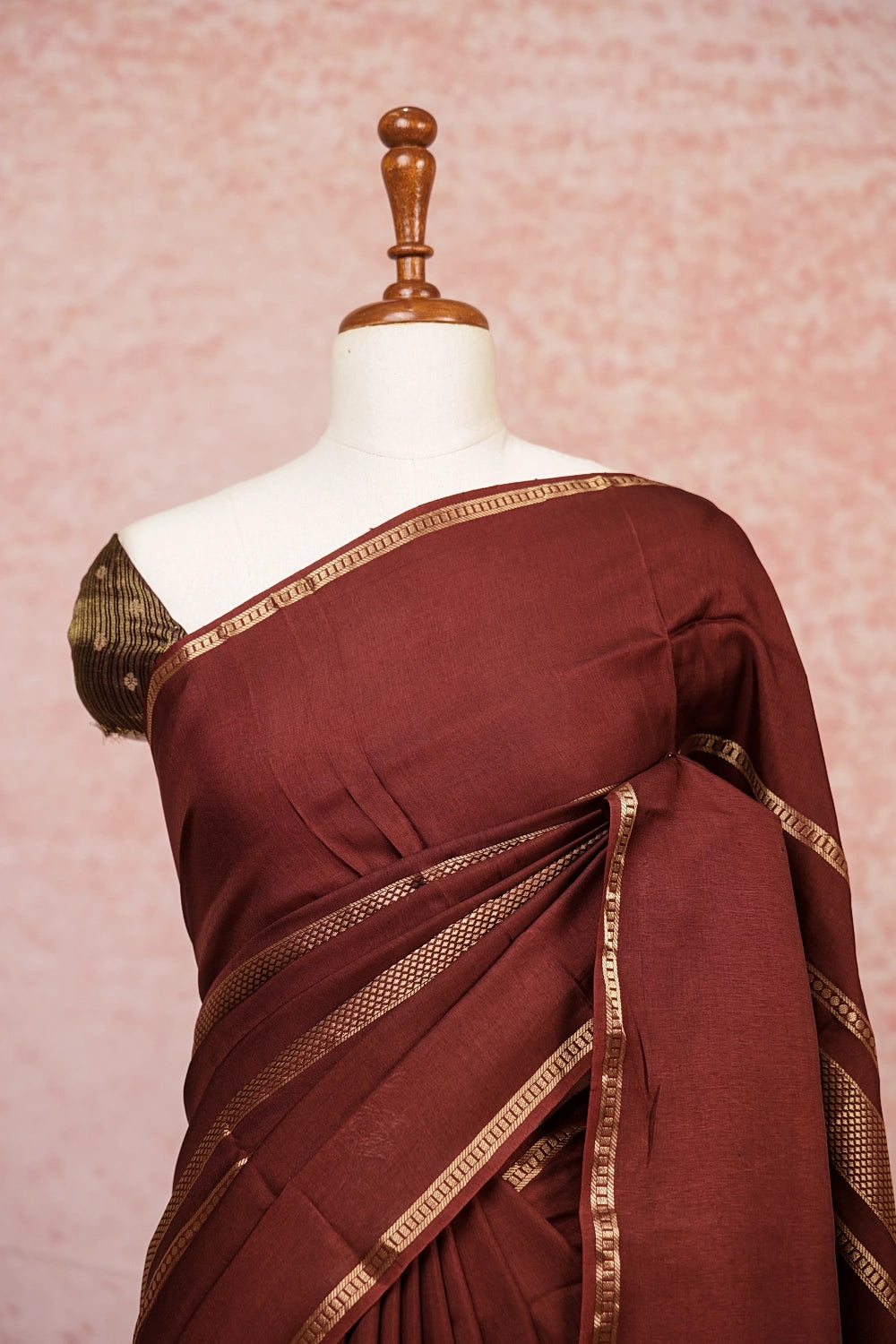 Brown Binny Silk Saree