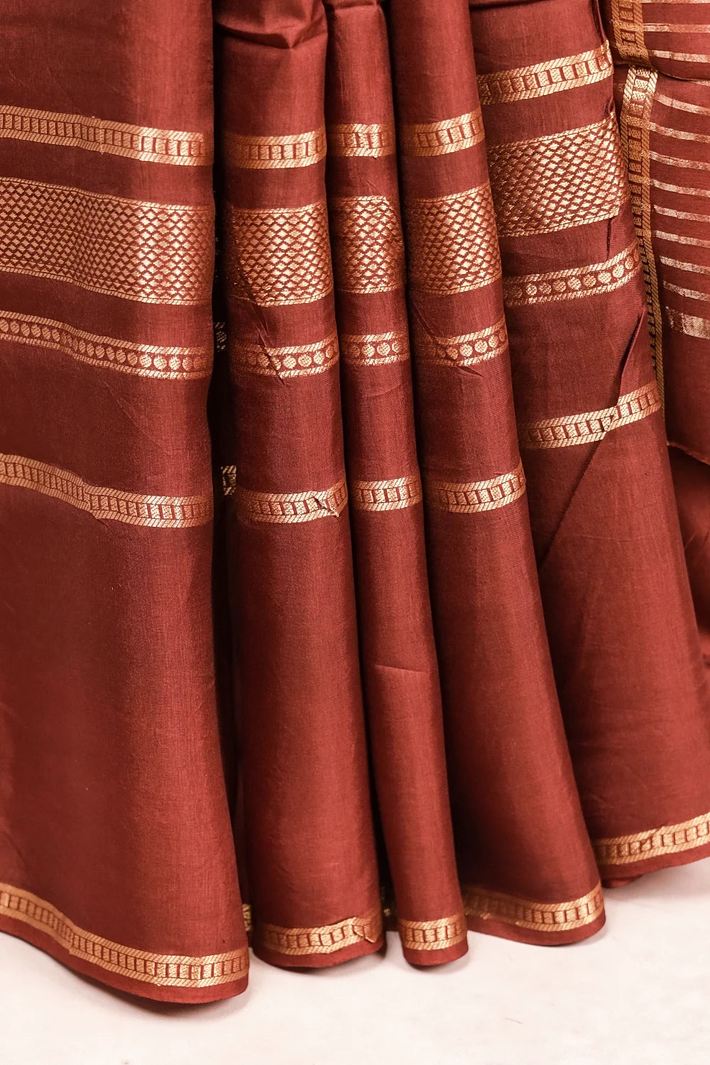 Brown Binny Silk Saree