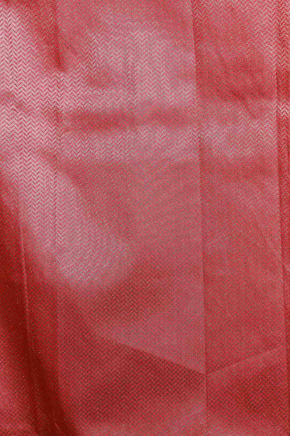 Maroon Semi Silk Saree