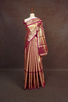 Vadamulla With Golden Semi Tissue Silk Saree