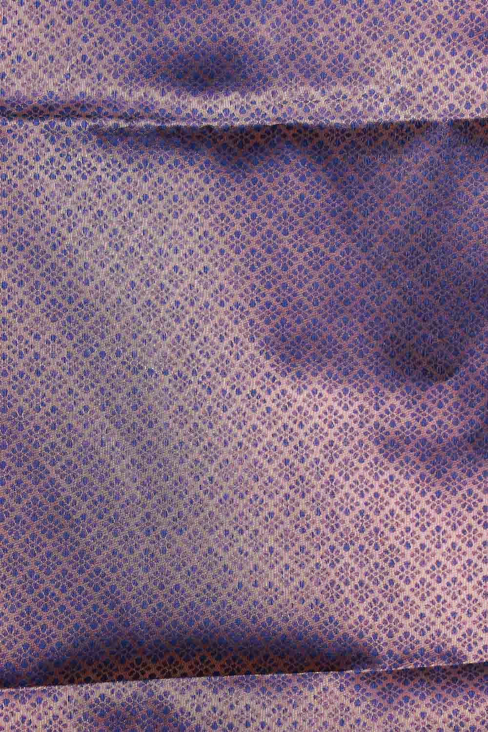Light Lavender Semi Silk Saree - Seematti