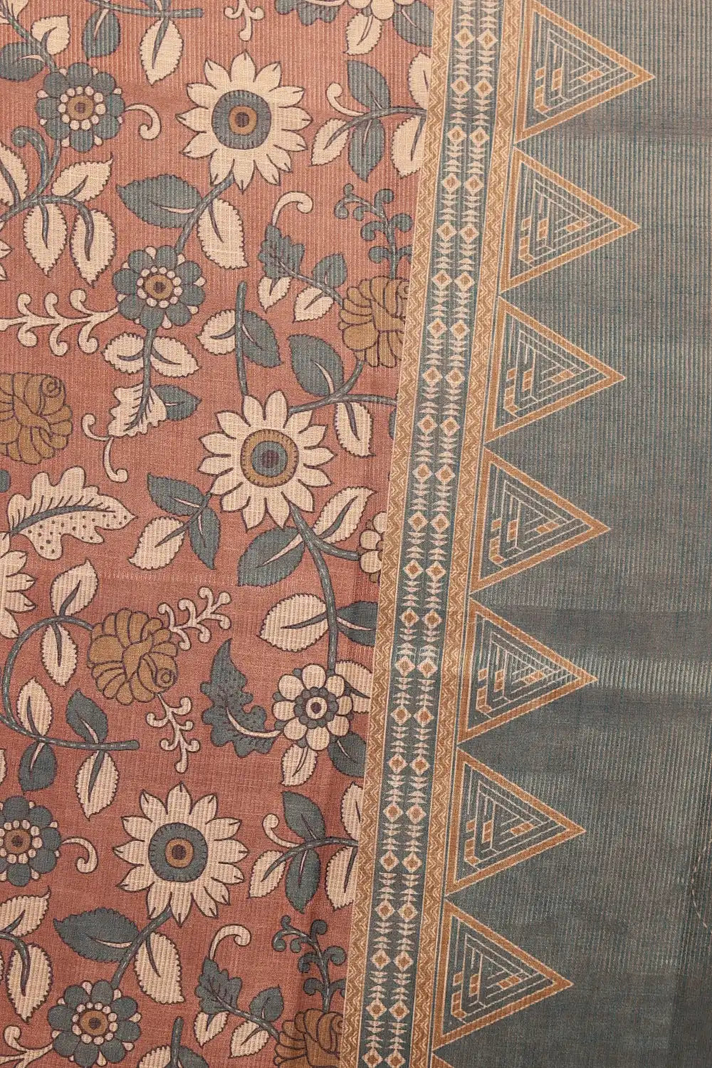 Greyish Black Tissue Printed With Glass Work Unstitched Churidhar Material
