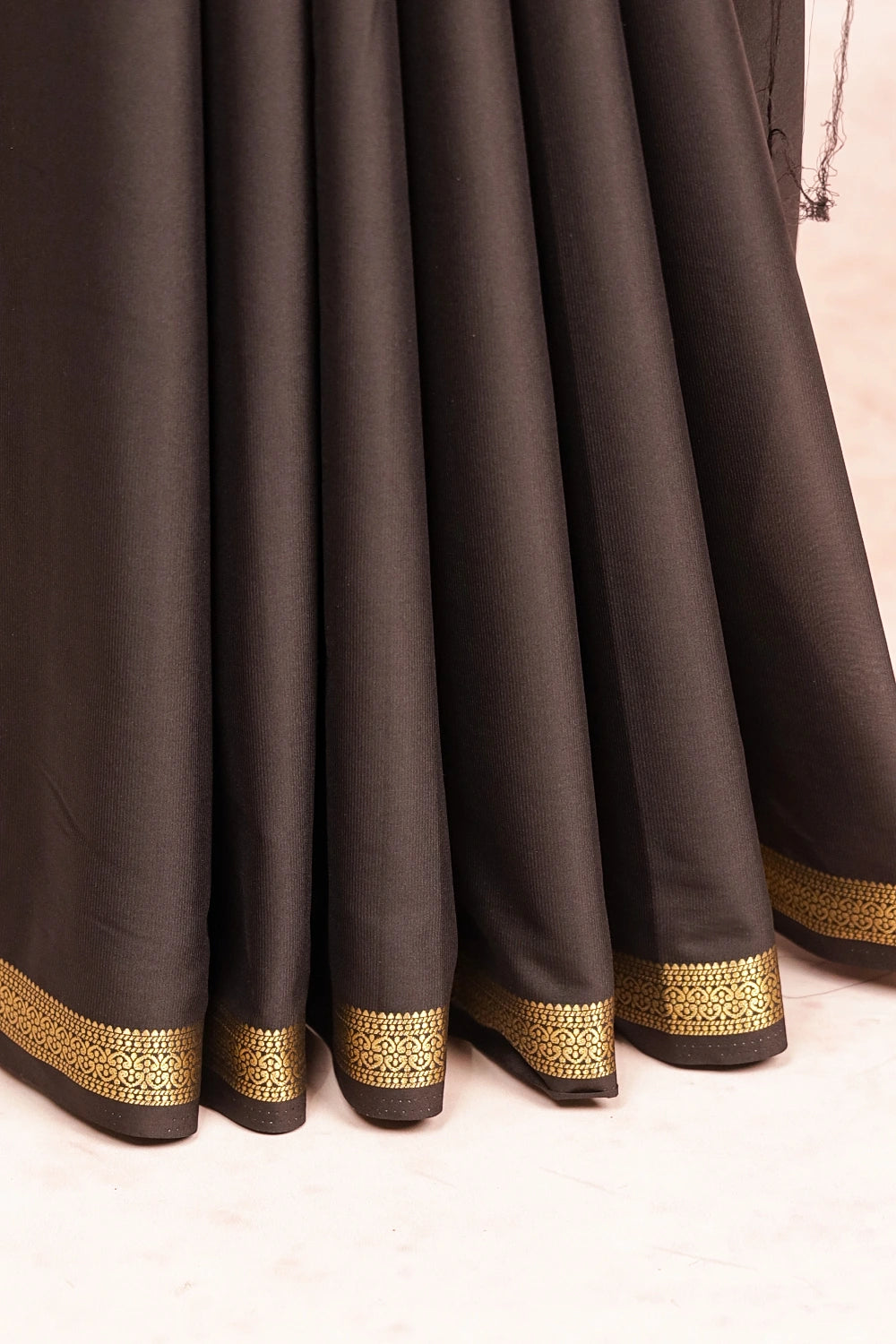 Black Chiffon Saree