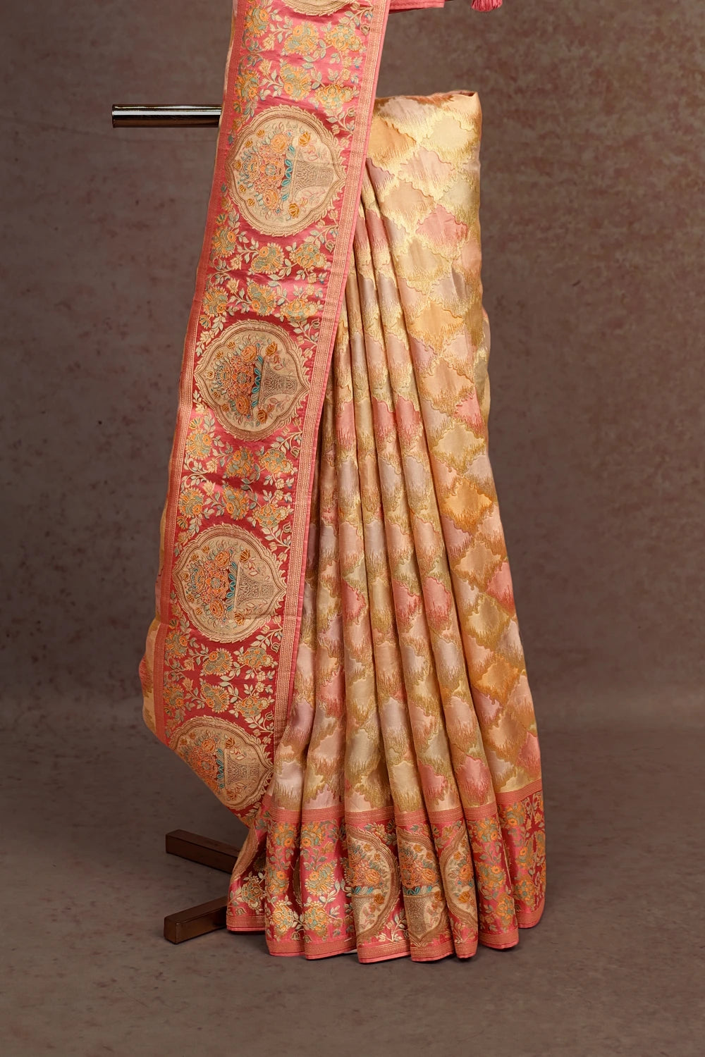 Multi Color Banarasi Georgette Saree