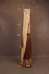 Brown Banarasi Georgette Saree