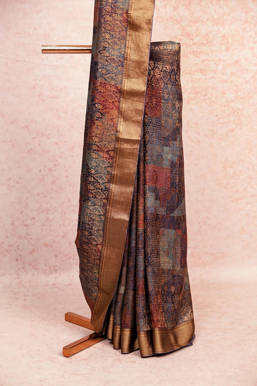 Blue Banarasi Silk Saree