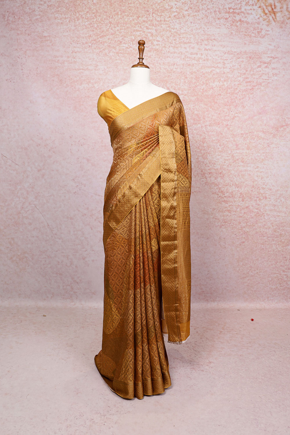 Multi Color Banarasi Silk Saree