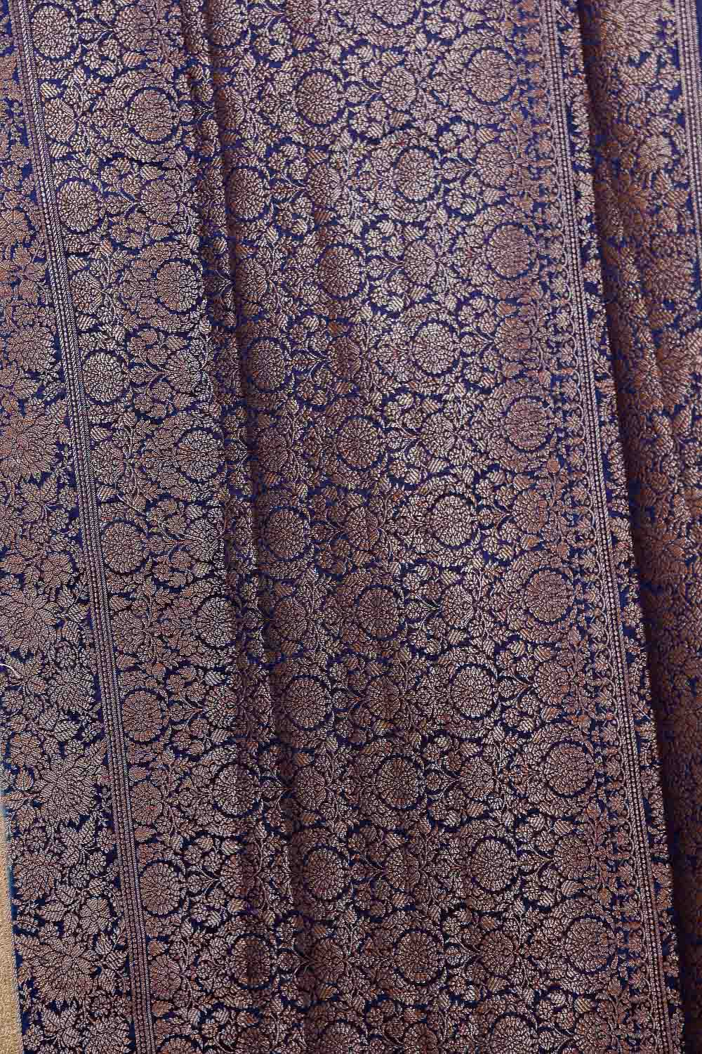 Gold Tussar Banarasi Saree