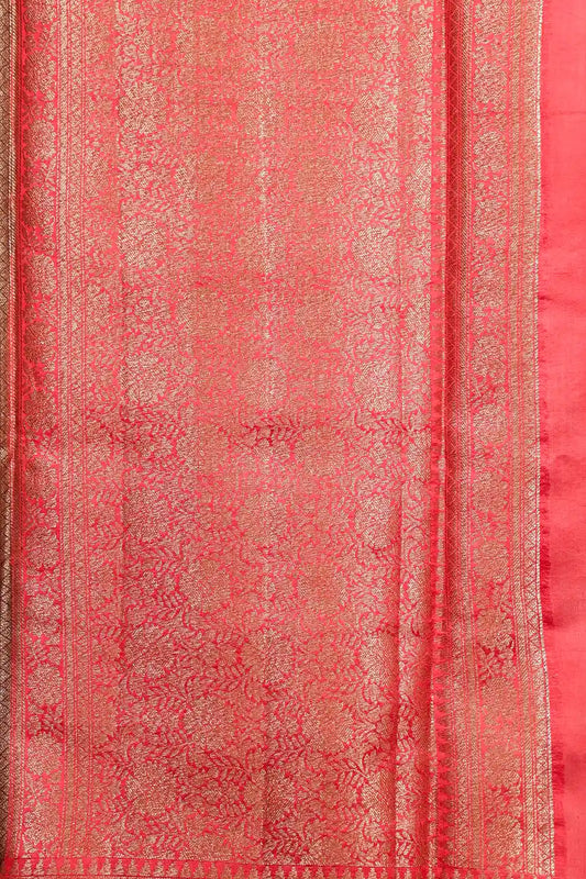 Coffee Brown Banarasi Silk Saree