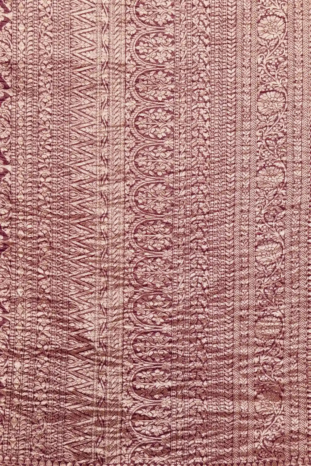 Wine Purple Banarasi Georgette Saree