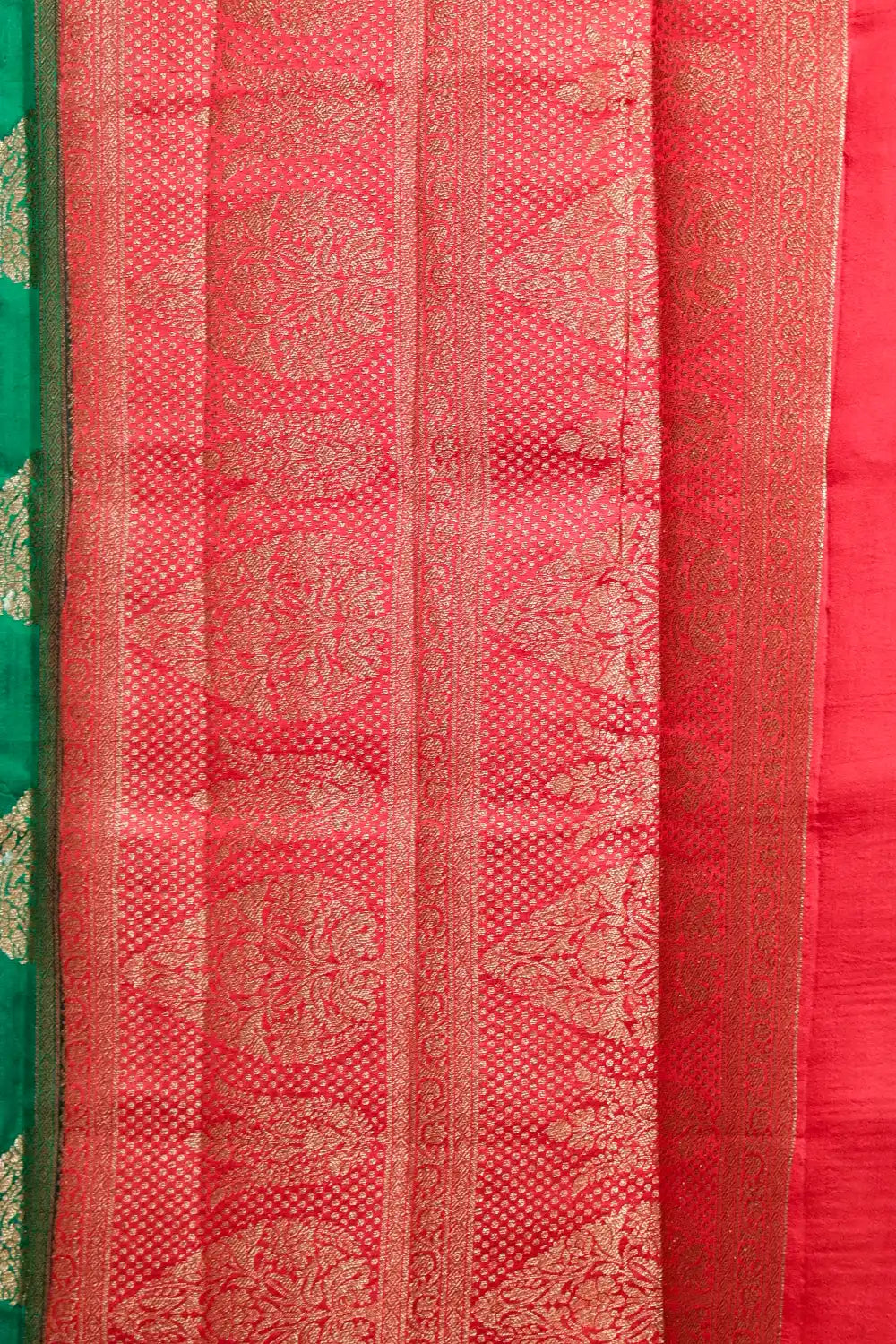 Green Tussar Banarasi Saree