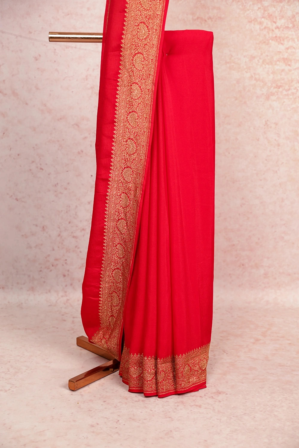Red Banarasi Silk Saree