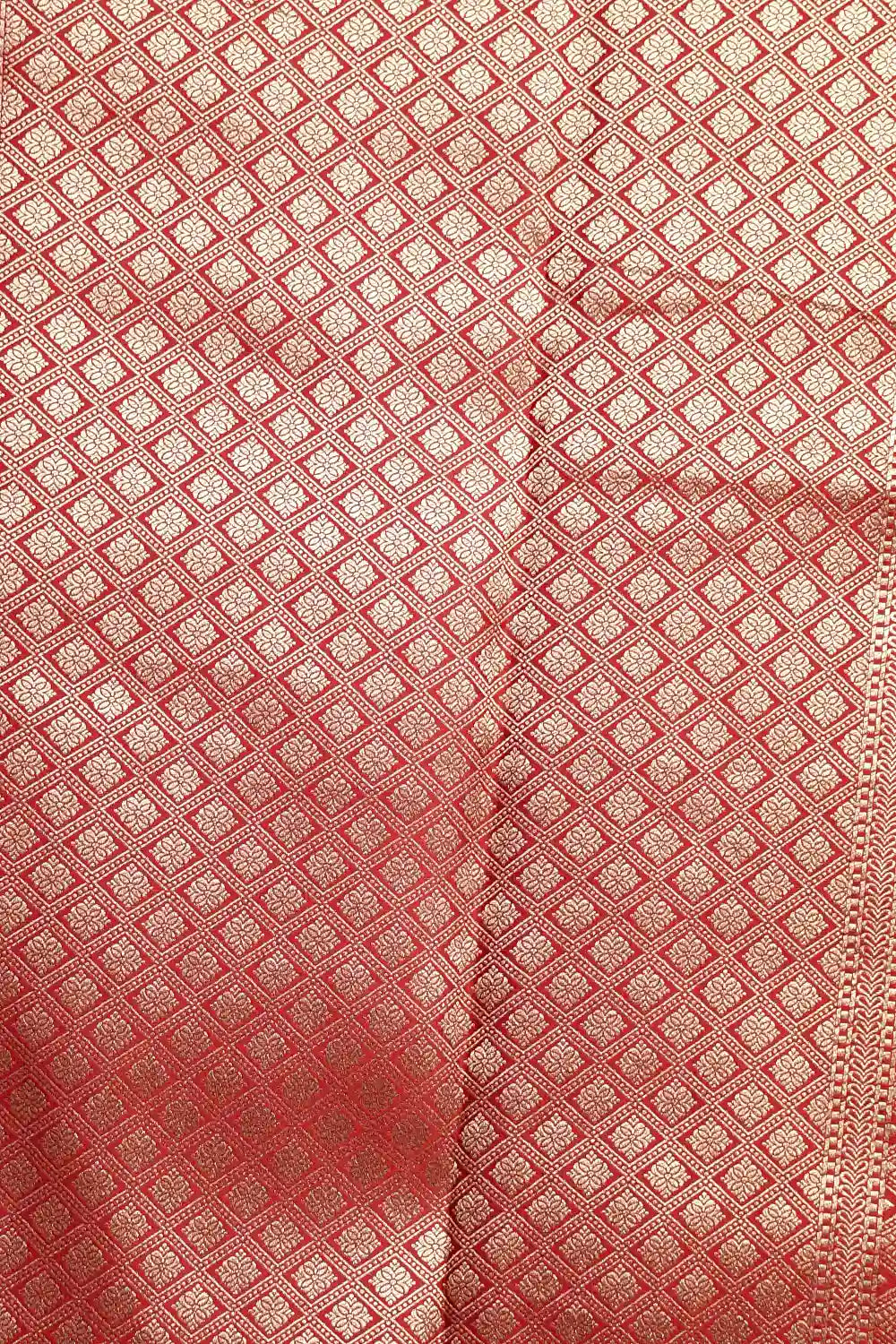 Light Maroon Crepe Saree