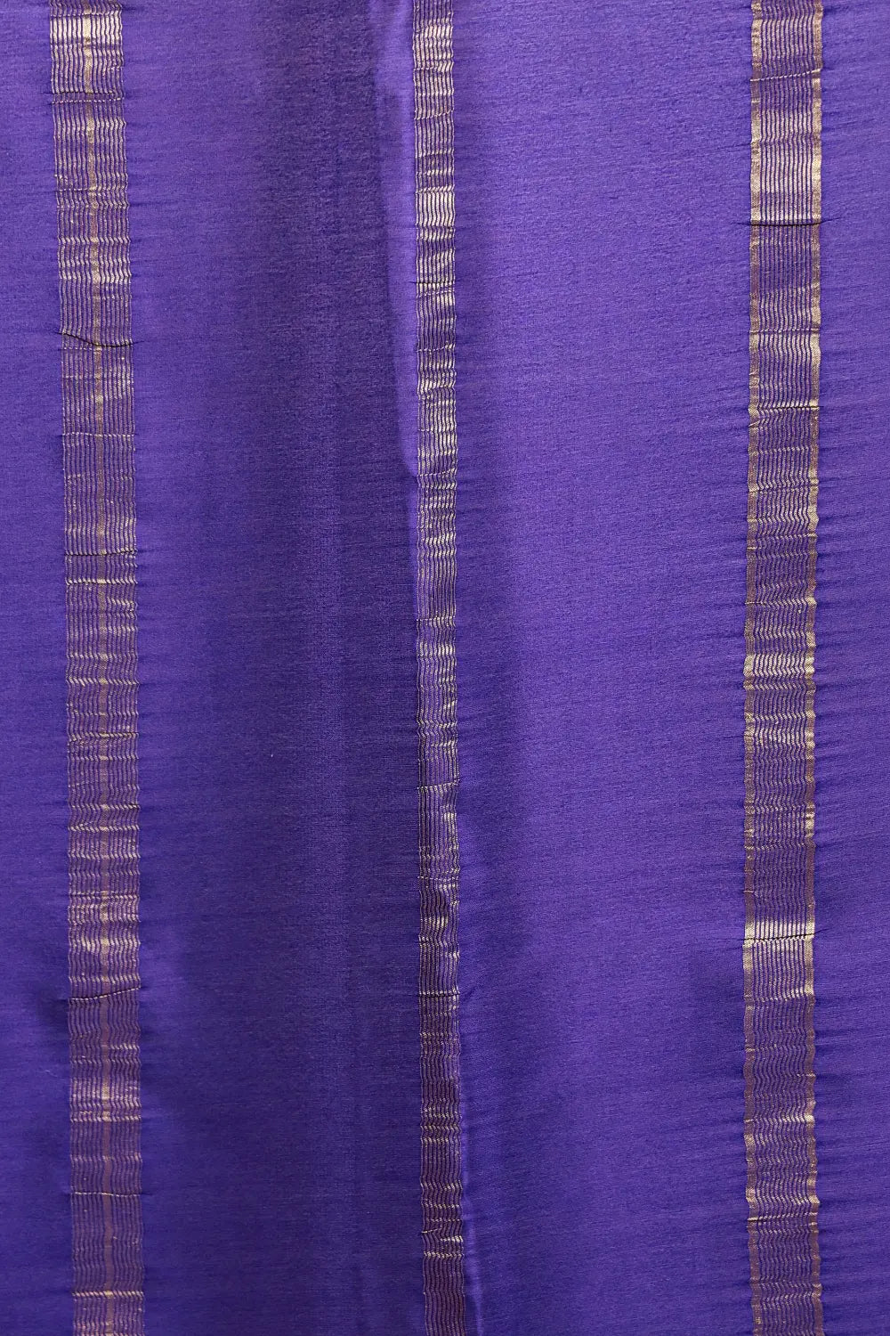 Blue Crepe Saree