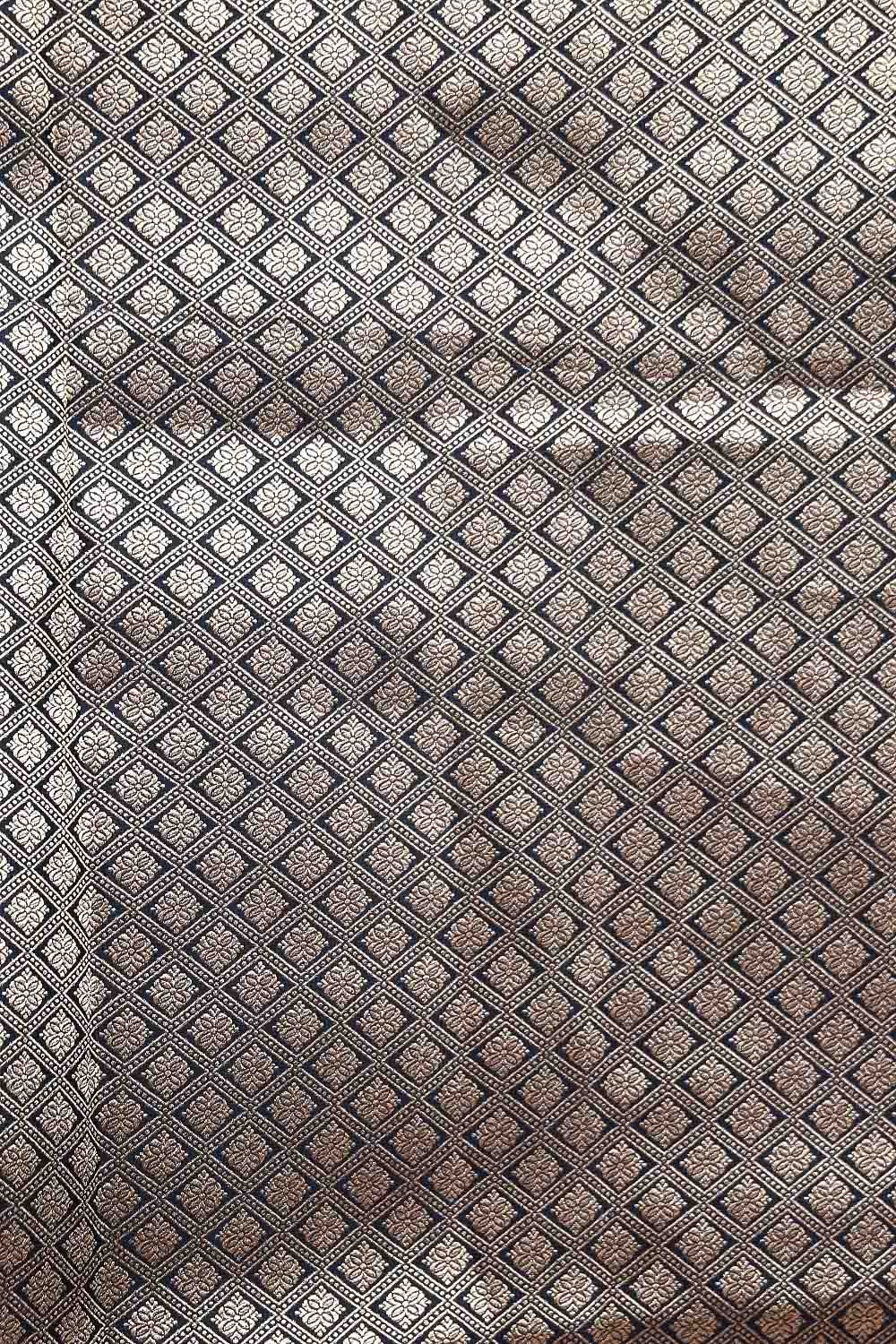 Black Crepe Saree - Seematti