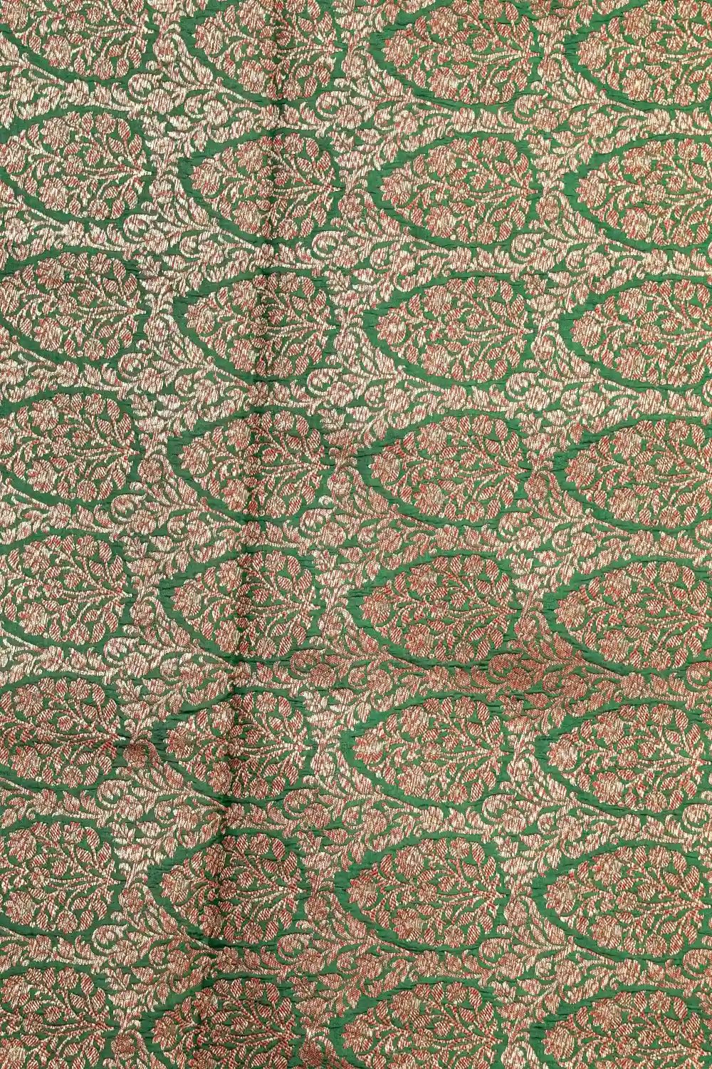 Red Tussar Banarasi Saree