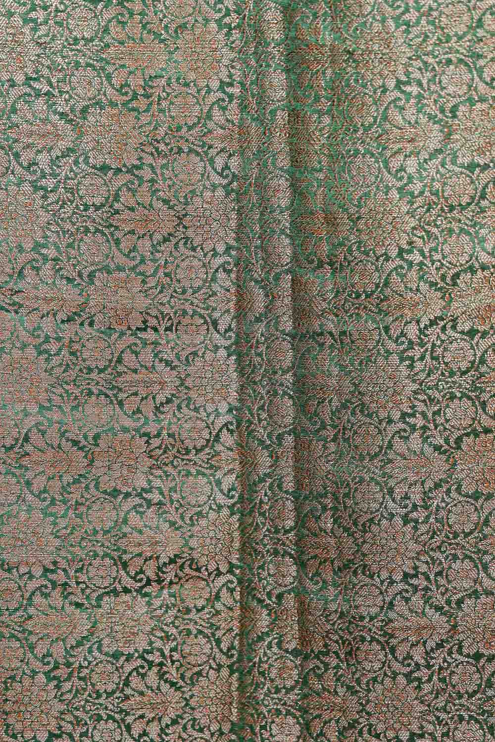 Green Tussar Banarasi Saree